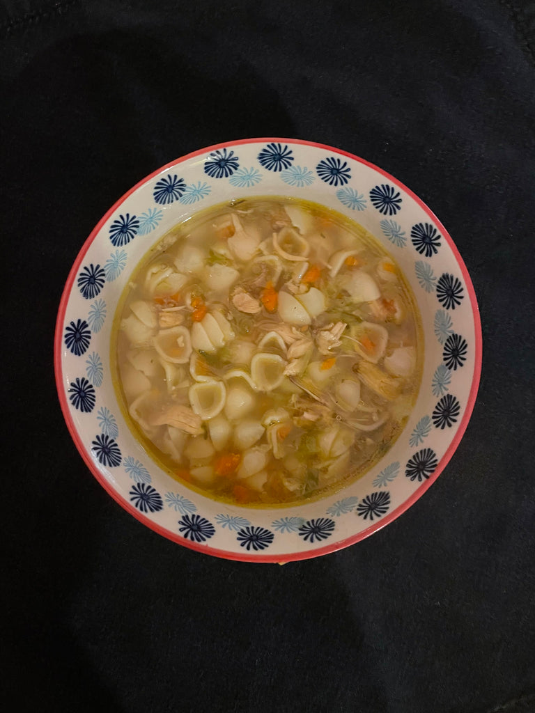 Homemade chicken soup